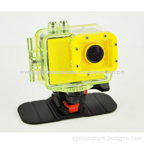 Full HD 1,080P Waterproof Sports Camera with Video, Audio, Picture Functions, 150 Degrees Wide AngleNew